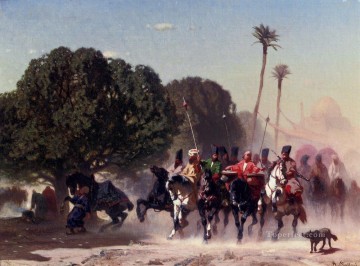 馬 Painting - ホース・ガード・アラビアン・アルベルト・パシーニ